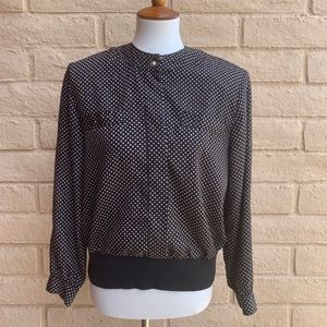 VINTAGE long sleeve blouse.